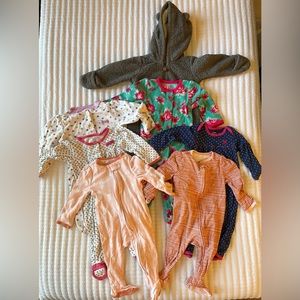 7 pieces of Baby Girl clothes 9 months